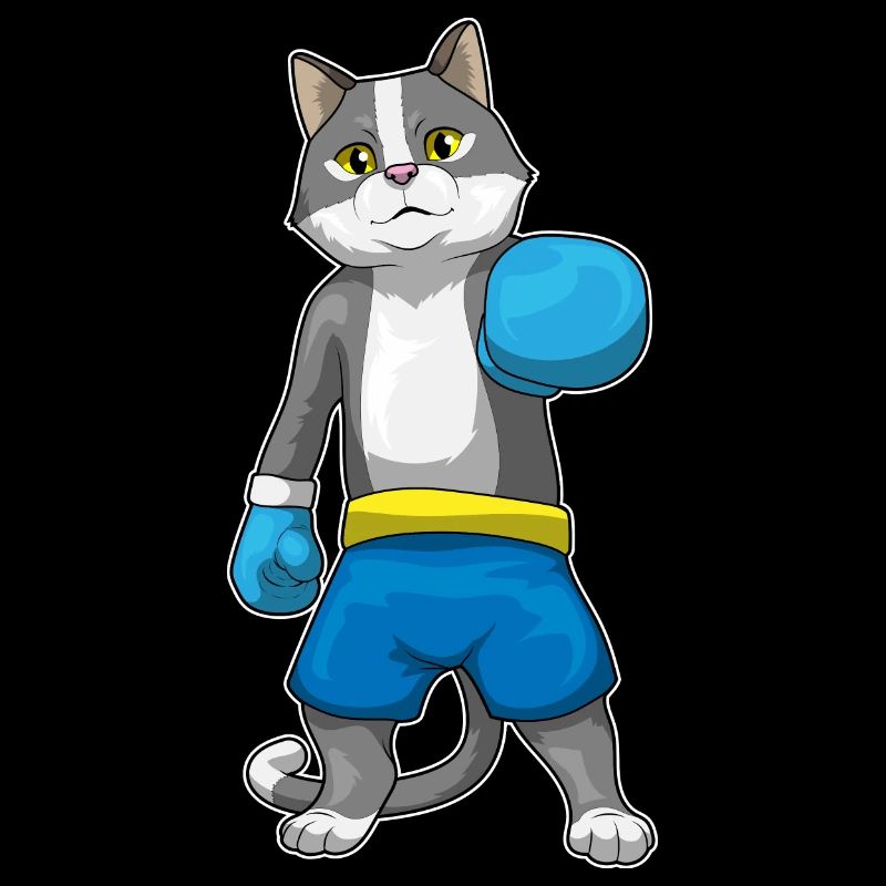 Katze Boxer Boxhandschuhe Boxen