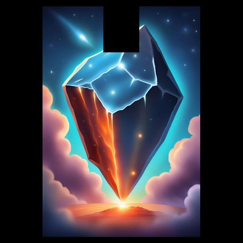 Icy meteor