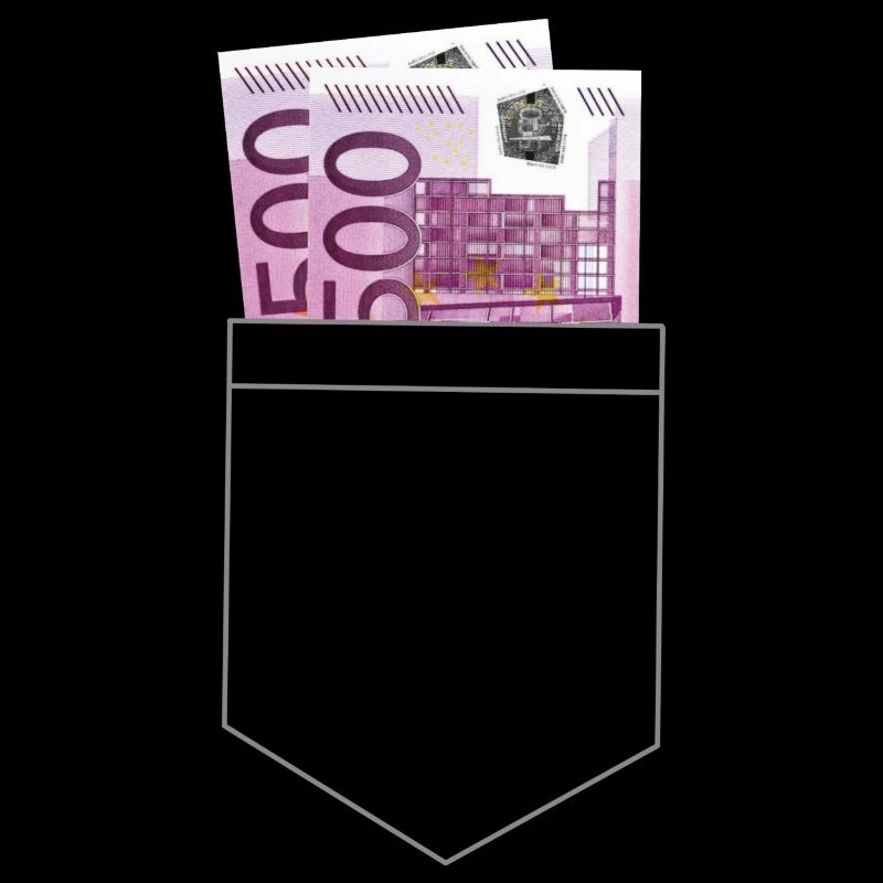 Geld in Tasche