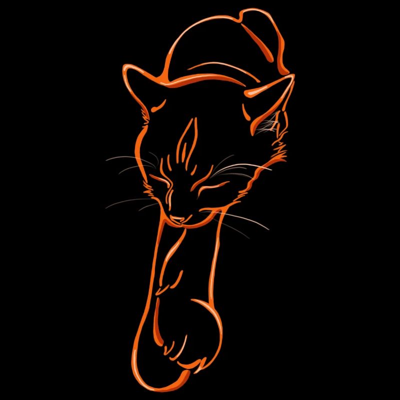 Sleeping cat