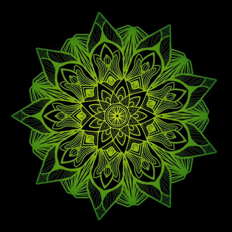 Mandala Energy Green Gradient Blast