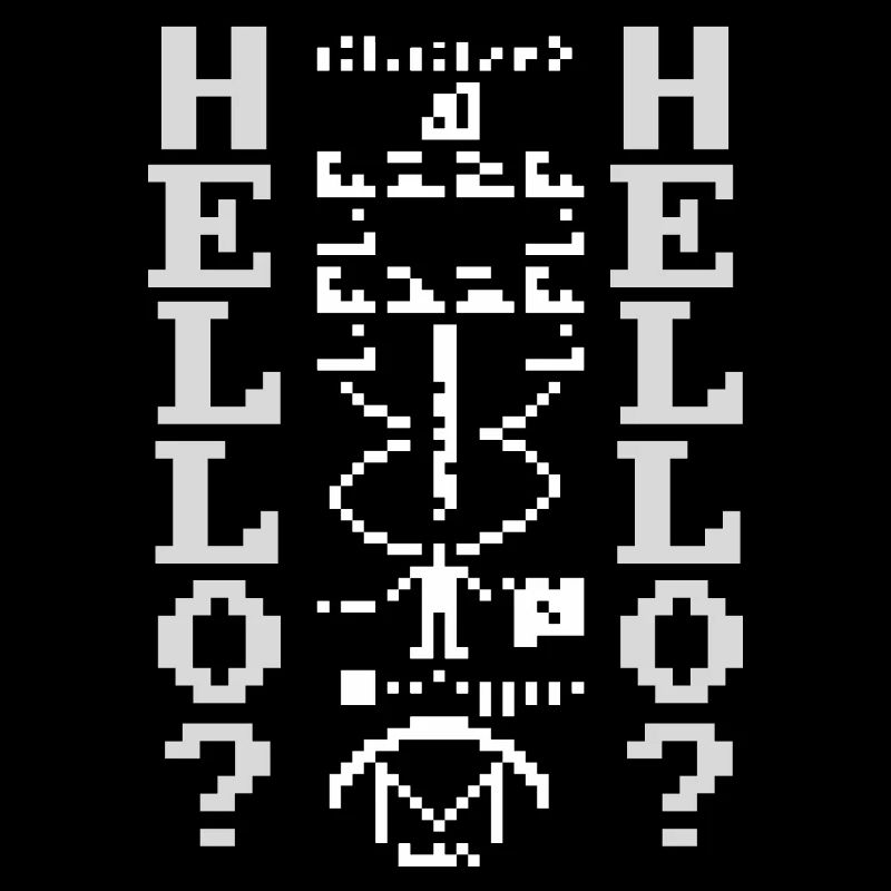 Arecibo Message, Radio Frequency Message Space