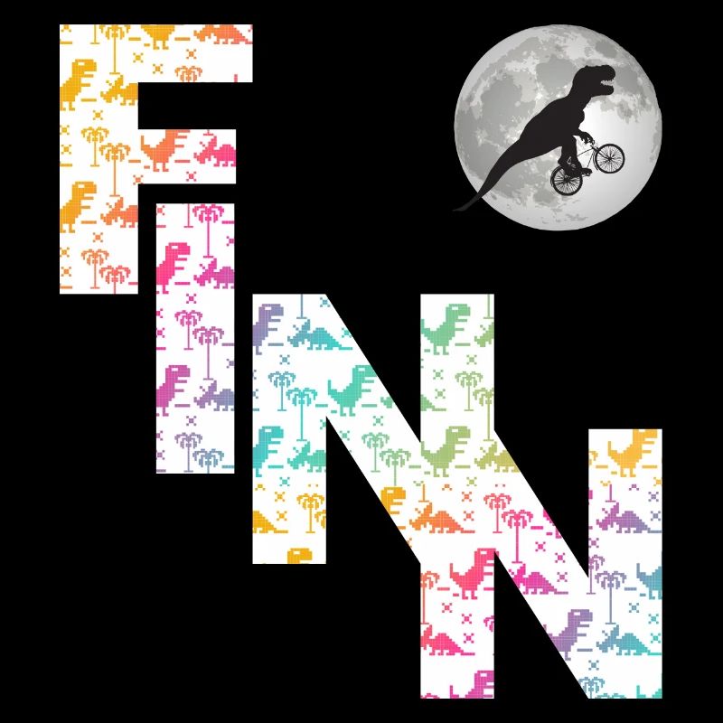 FINN - Beautiful boy name with dinosaur