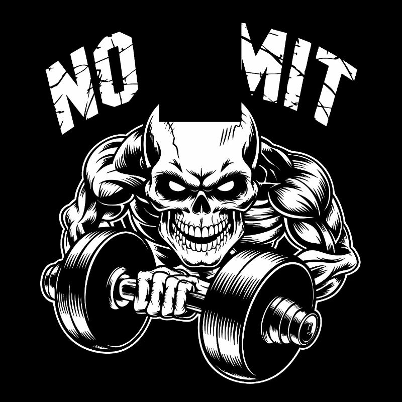 Bodybuilding Skull Workout and No Limit