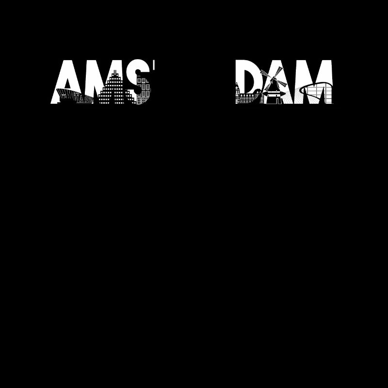 Amsterdam panoramę budynków miasta