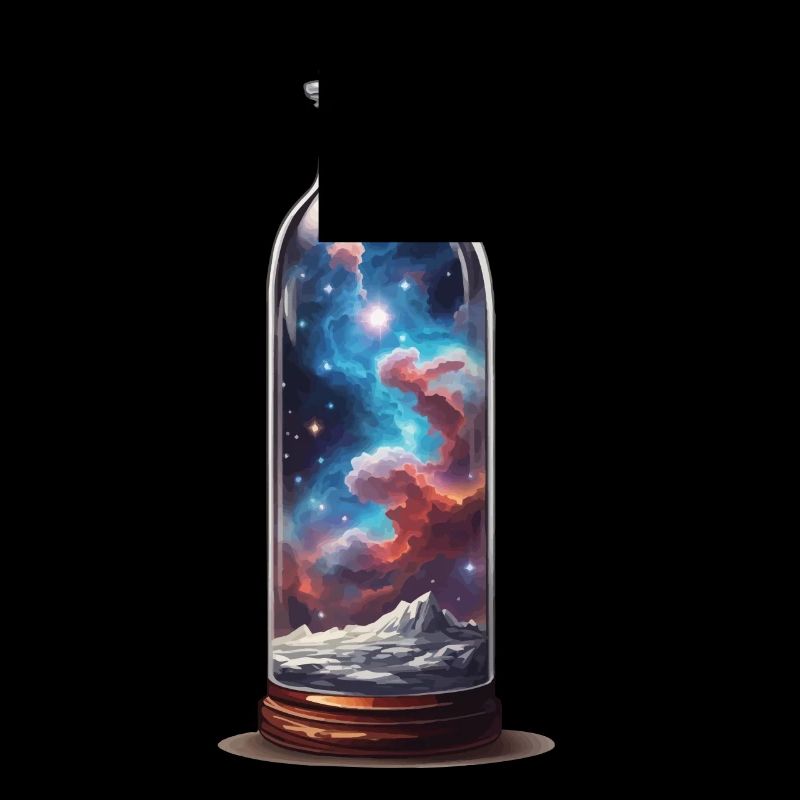 Universe in Bottle Boho Style Aesthetic