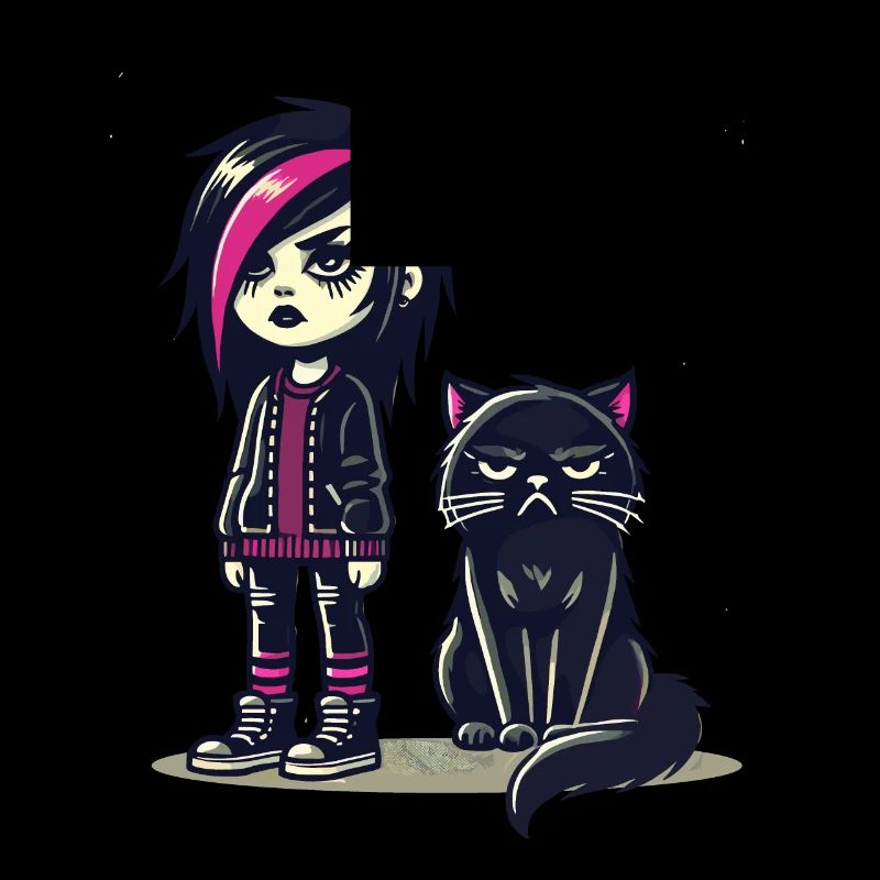 Pastel Goth Style Lover
