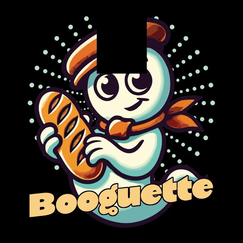 Ghost Baguette Lover Booguette