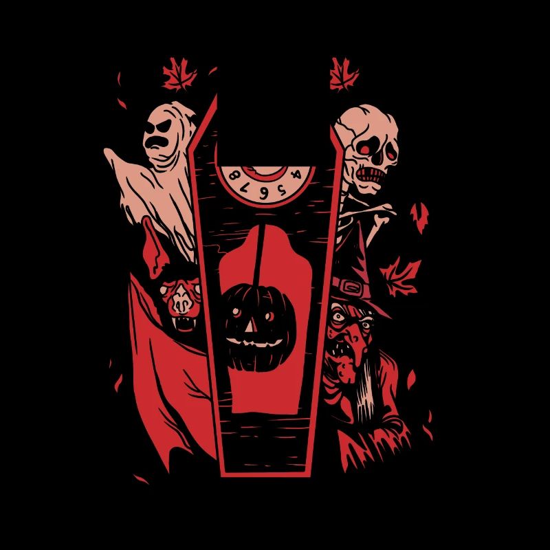 Spooky Coffin Clock : Minuit dans le royaume des monstres