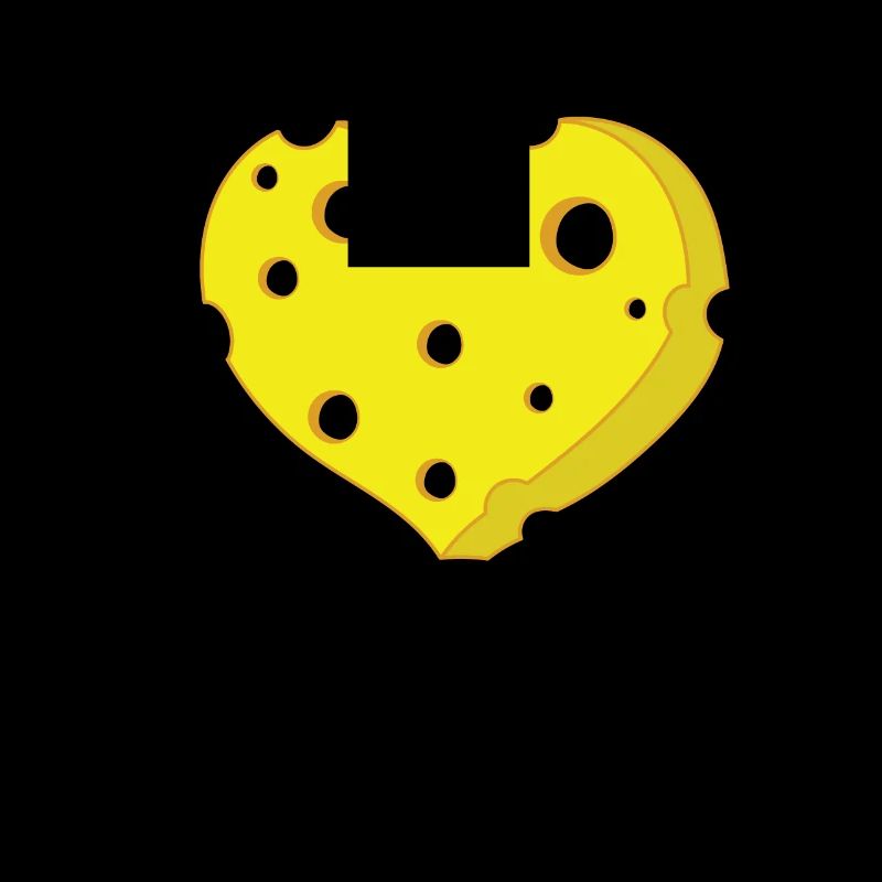 Morceaux de fromage en forme de coeur