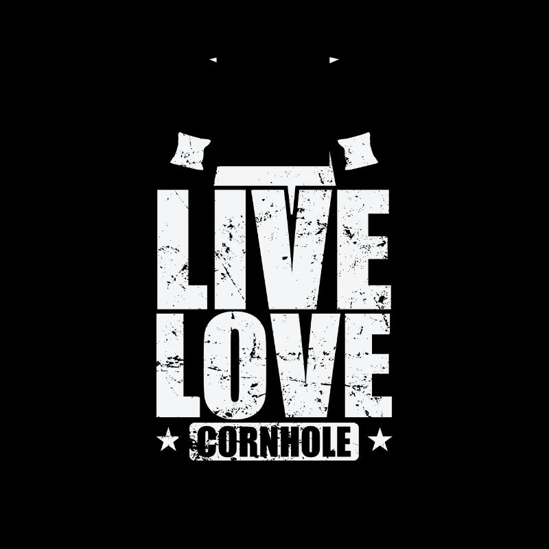 Live Love Cornhole Spiel Freizeit Hobby