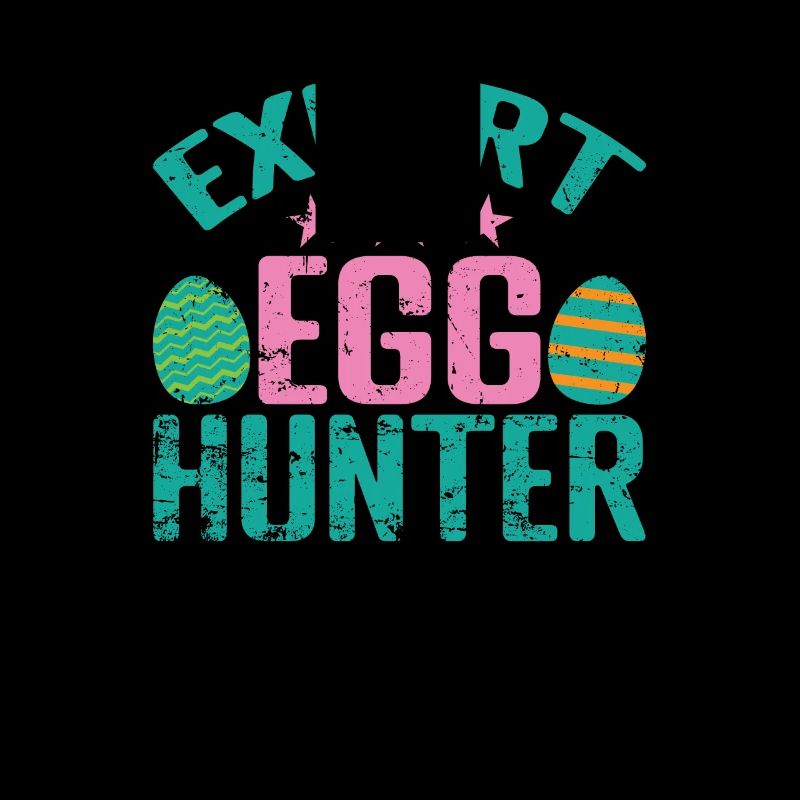 Expert Egg Hunter Easter Colorful Easter Eggs