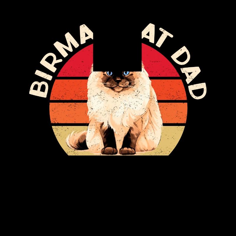 Birma Katzen Dad Birmakatze Birmchen Geschenk
