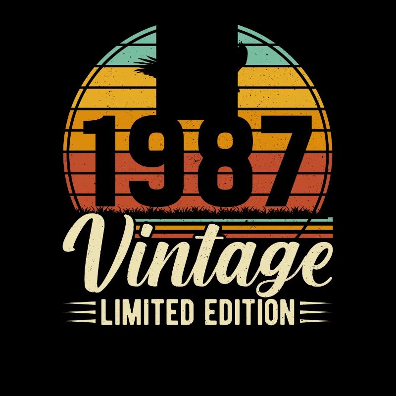 Classique 1987 Anniversaire Rétro Vintage