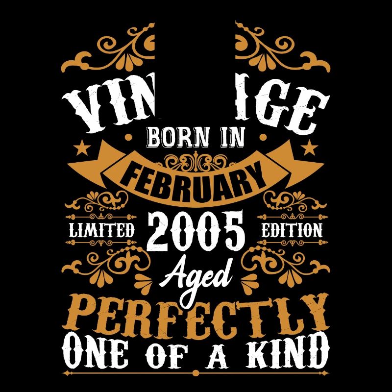 February 2005 Vintage 19th Birthday Gift