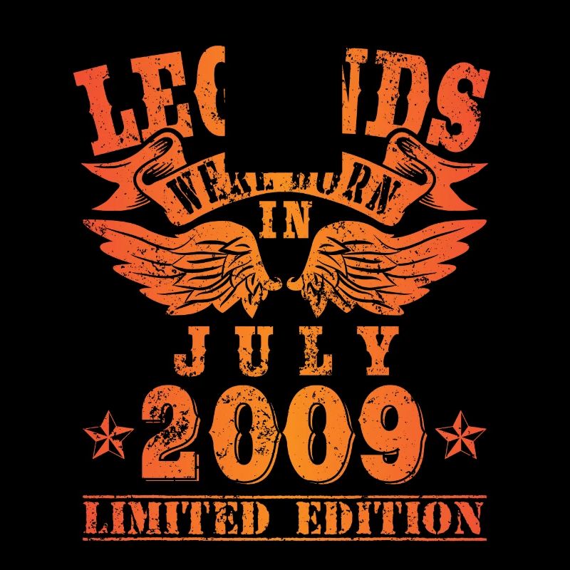 Legends sont nés en Juillet 2009 Anniversaire
