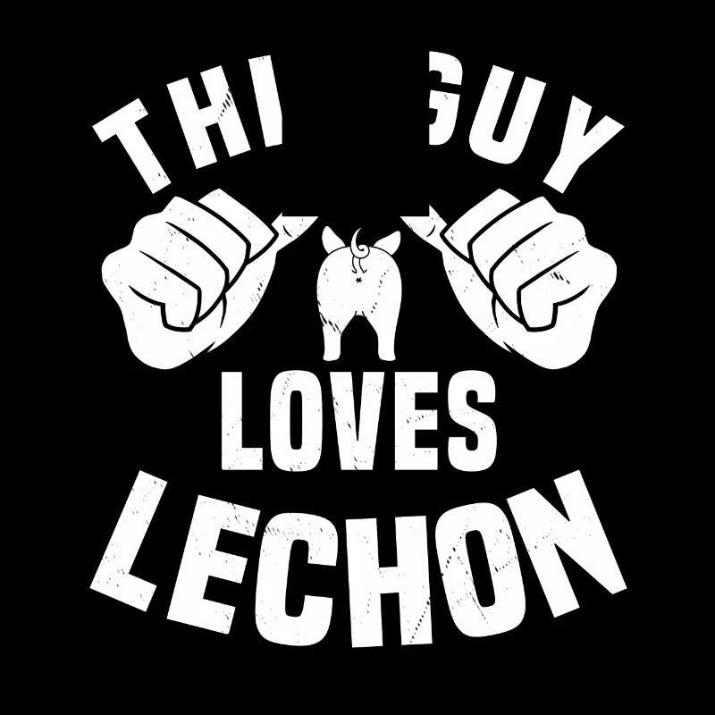 This guy loves lechon