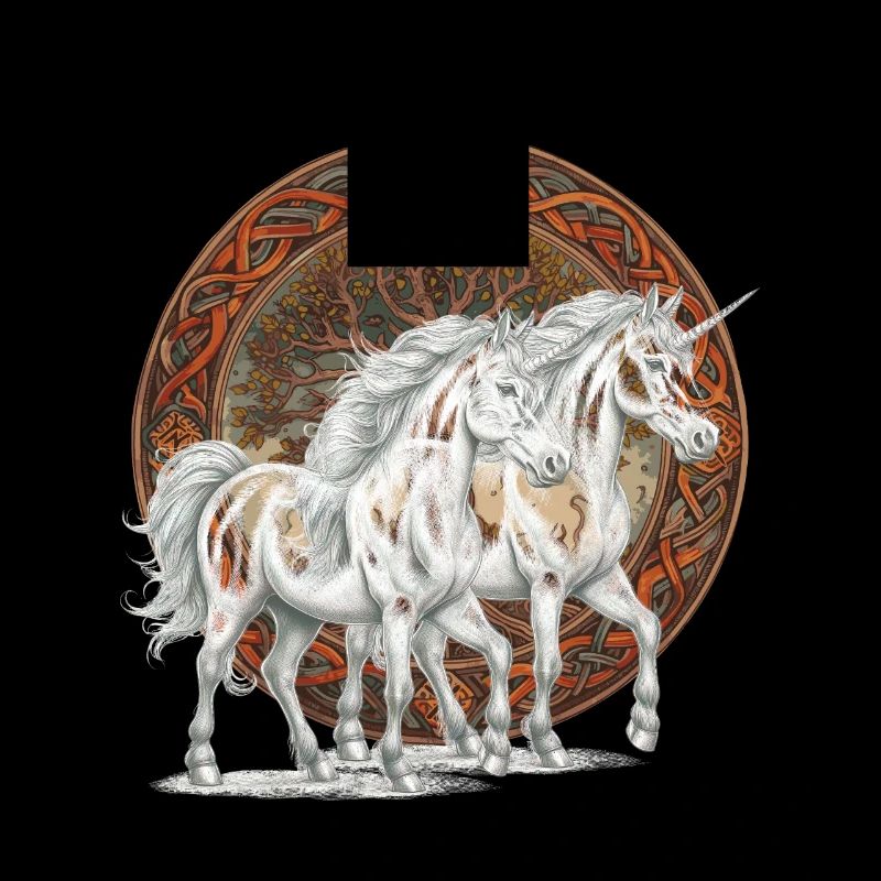 Einhörner Einhorn Fabeltiere Märchenfigur Pferde