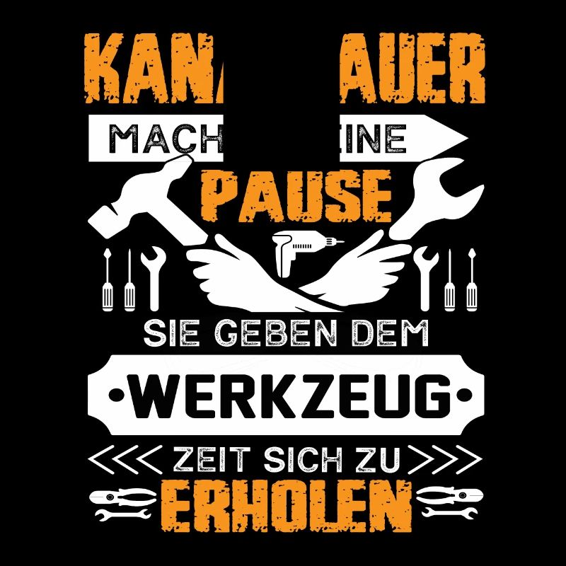 Kanalbauer Machen Keine Pause