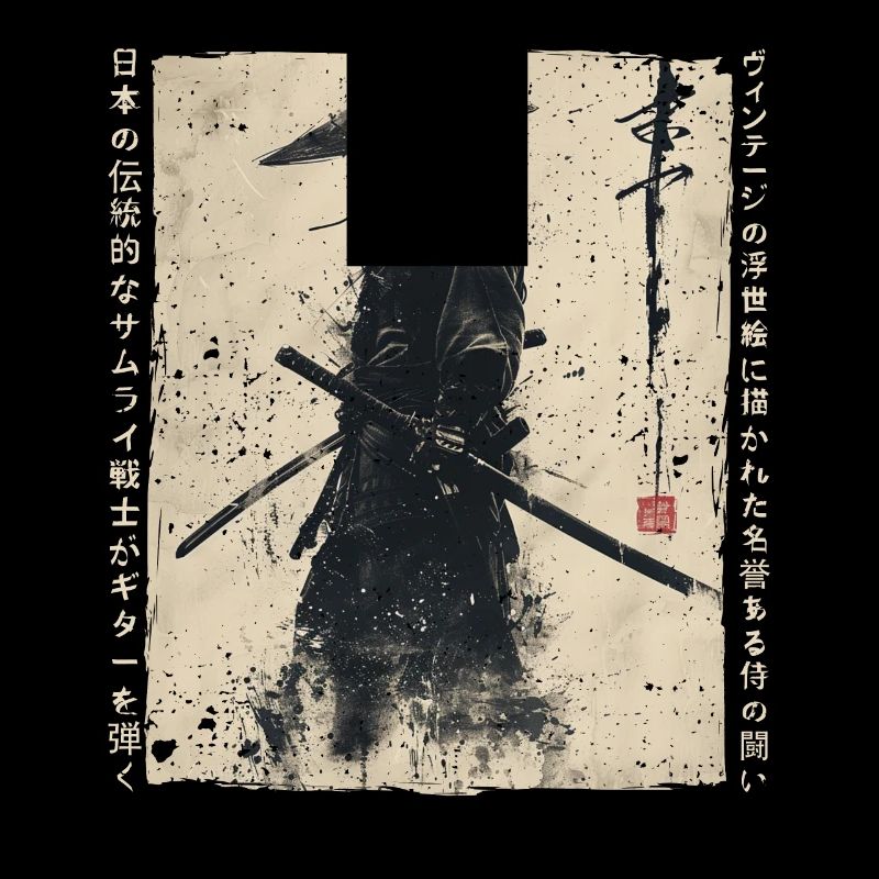 Samurai Fighter - Japanese Ukiyo-e Artwork