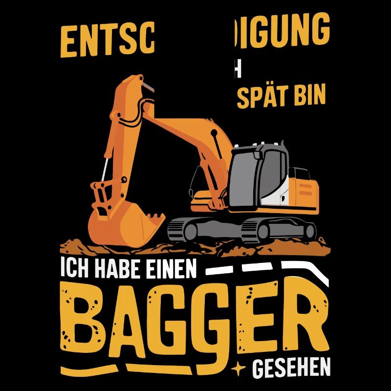 Baggerfahrer Bauarbeiter Baustelle Baumaschine