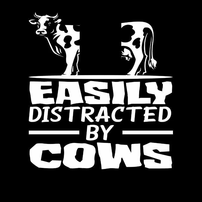 Facilement distrait par les vaches