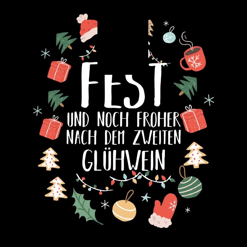 Vin, vin chaud, cadeaux de Noël