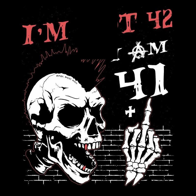 Ich bin 41 plus Mittelfinger - 42. Geburtstag