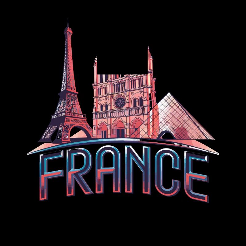 Frankreich Paris Eiffelturm Bonjour