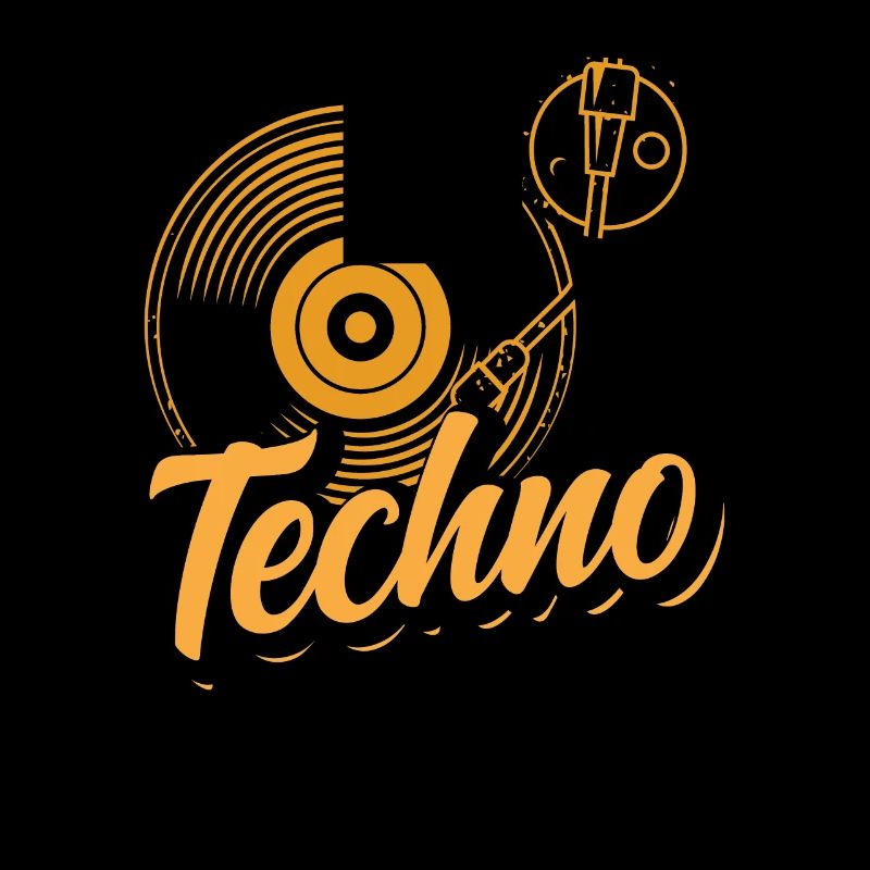 Techno Lover Vinyl Turntable Design
