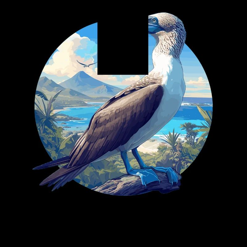 Fou à pieds bleus