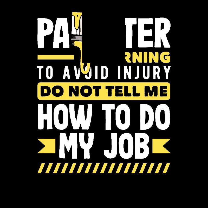 Peintre Avertissement Risque de blessure