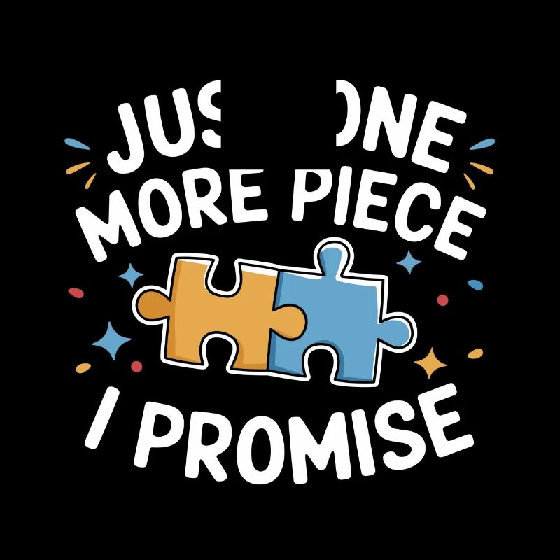 Nur noch ein Teil, ich verspreche ein lustiges Puzzle