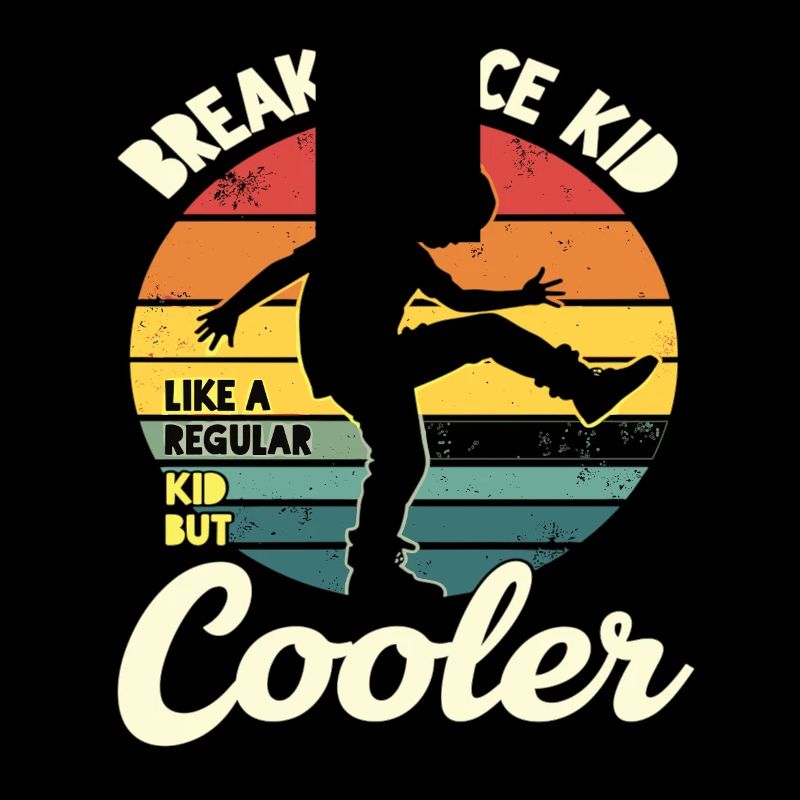 Breakdance Kid Breakdancer Retro Dance B-Boys