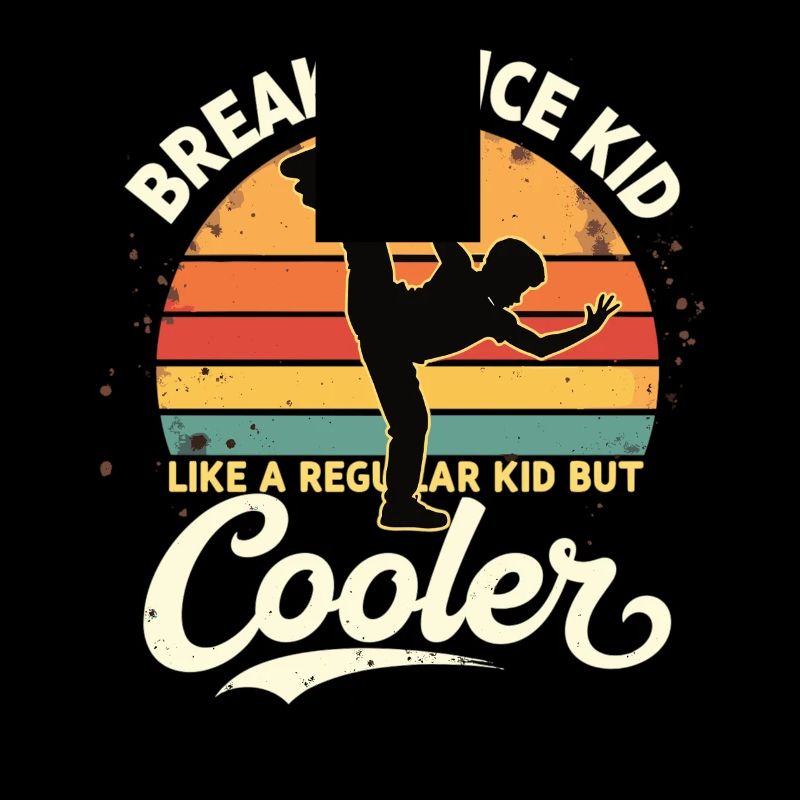 Breakdance Kid Breakdancer Retro Dance B-Boys