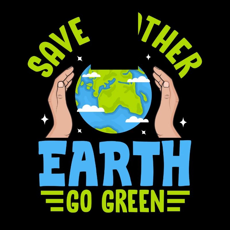 Rettet Mutter Erde, wird grün