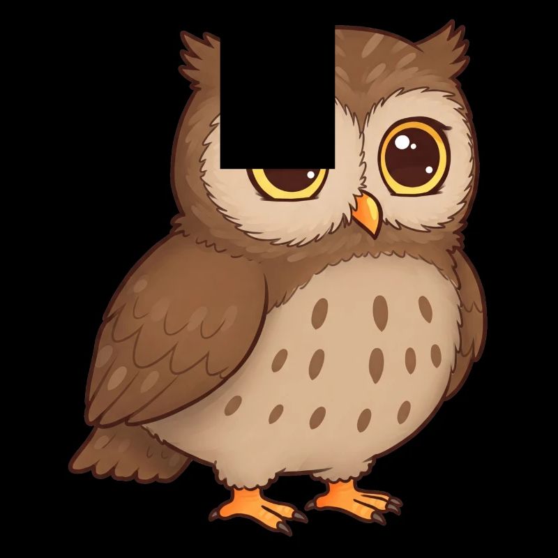 Tier Cartoon Eule
