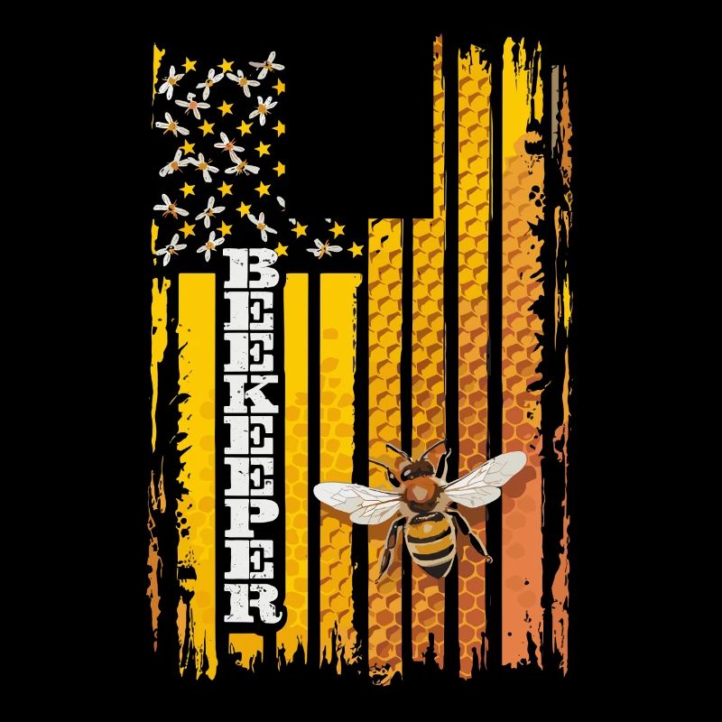 Abeille Abeille Drapeau Rayure Miel