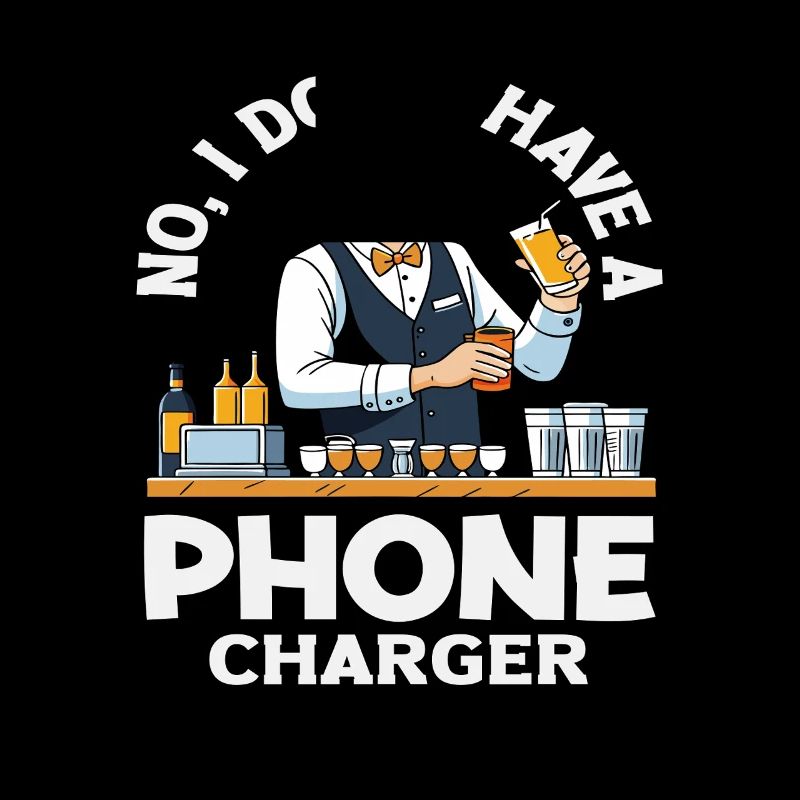 Bartender No, I don't have a charger