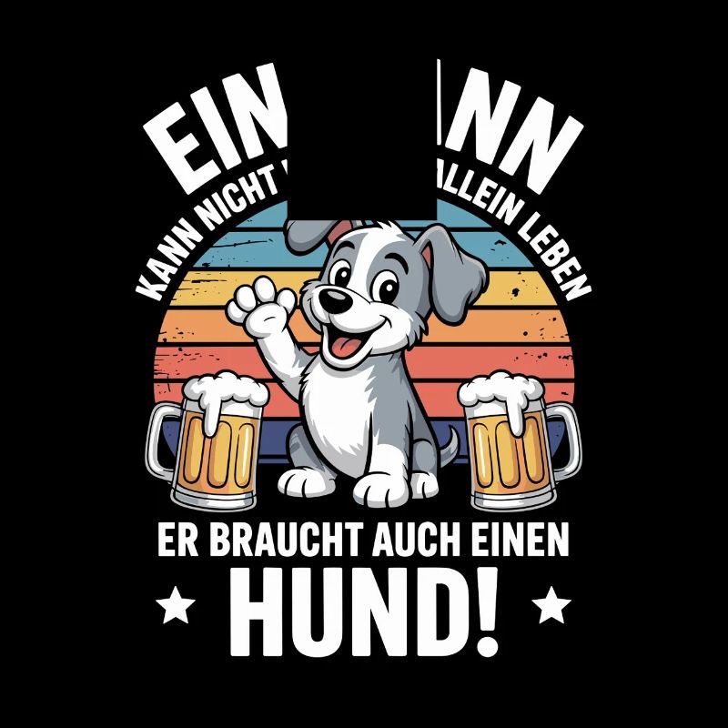 Man Dog Beer