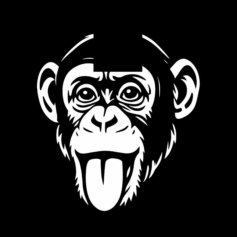 Monkey - Chimpanzee - Monkey Face - Costume