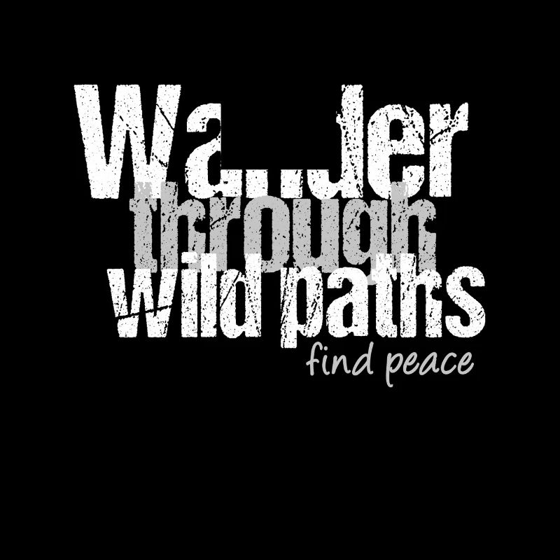Wandere durch wilde Pfade