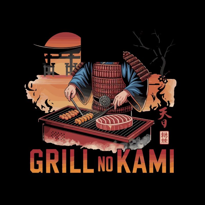 Grill No Kami Samurai BBQ Kunst