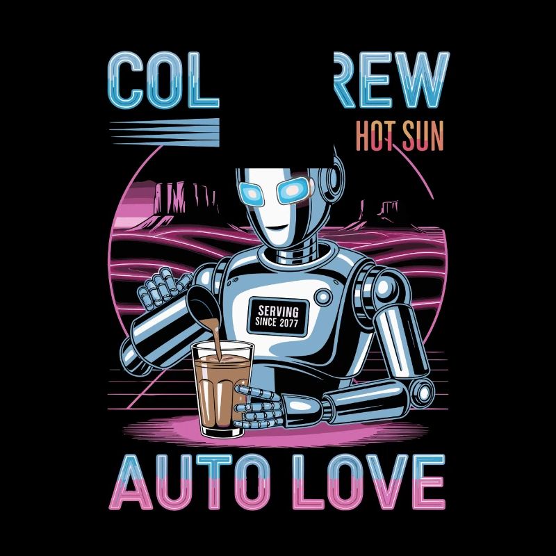 Cold Brew Robot Auto Love Cool Design