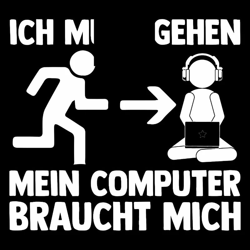 Computer Zocker Programmierer Administrator Gamer