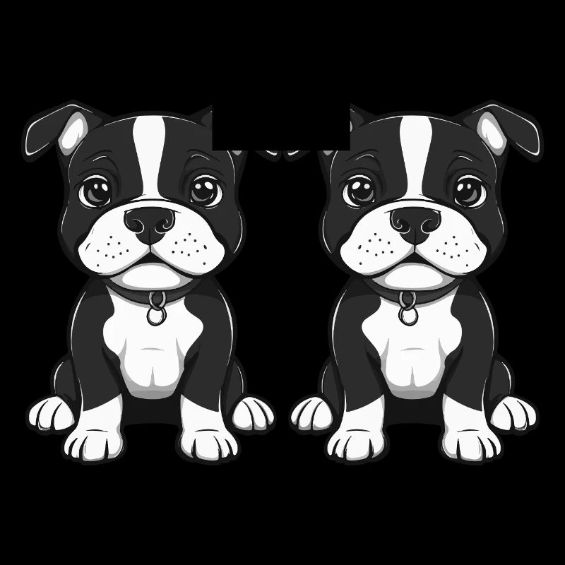 Pit Terrier Hund Comic