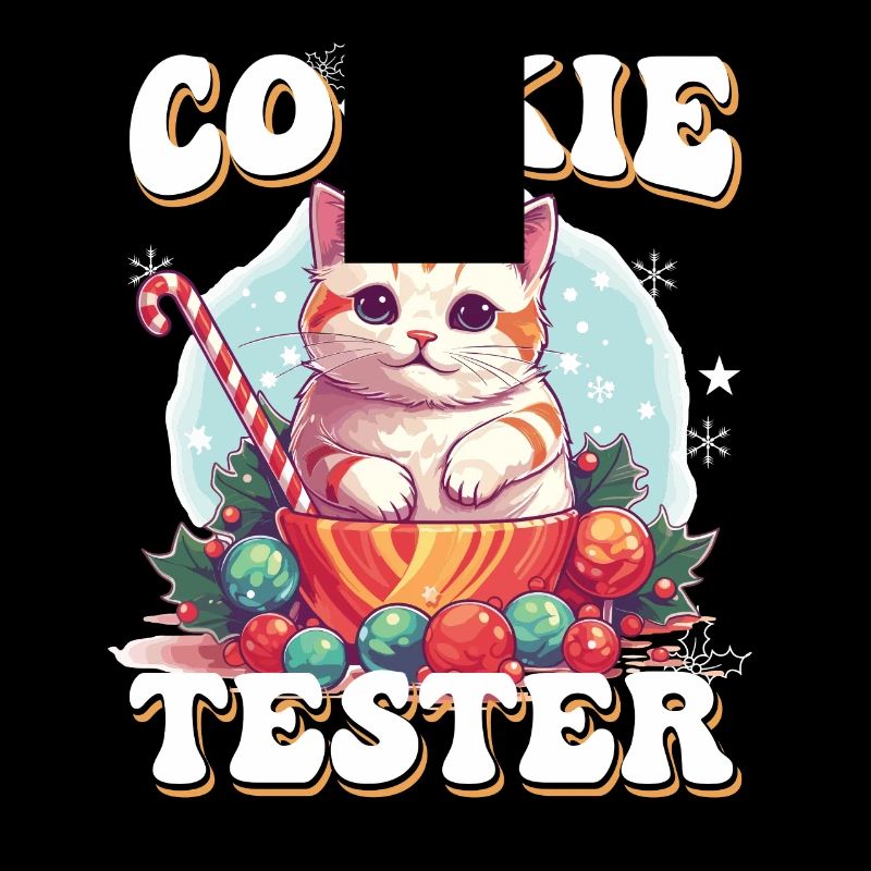 Mignon testeur de biscuits Kitten illustration