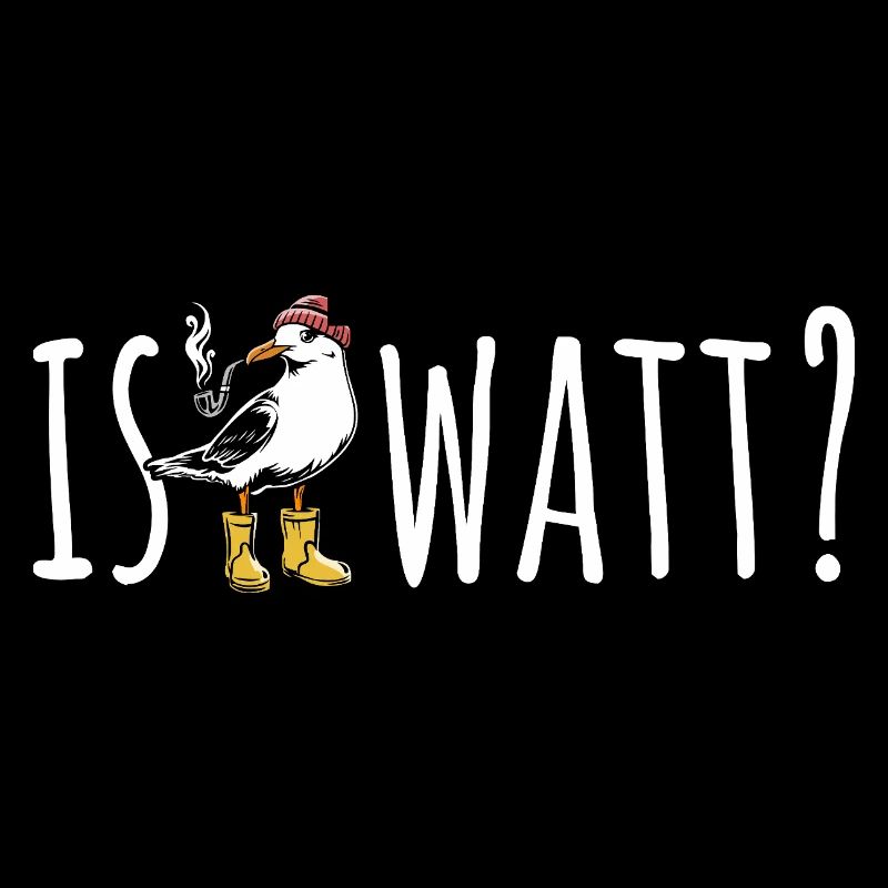 Möwe - Is Watt? - Nordsee - Geschenk