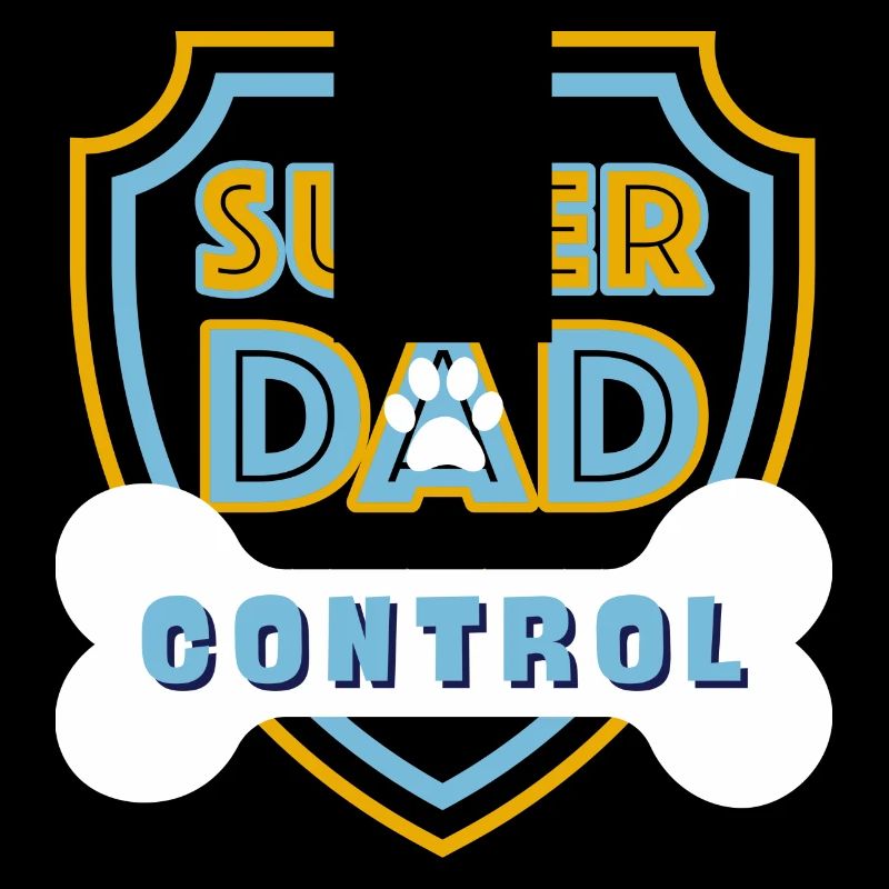 Super Dad Control Bleu Clair