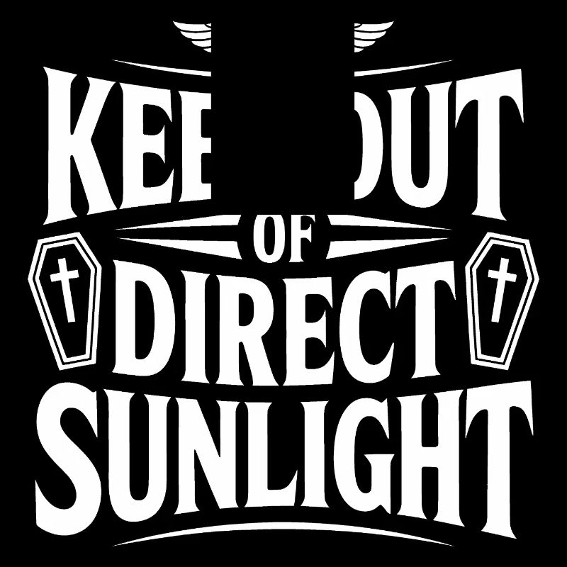 Tenir à l’abri de la lumière directe du soleil ! Vampire Goth Emo